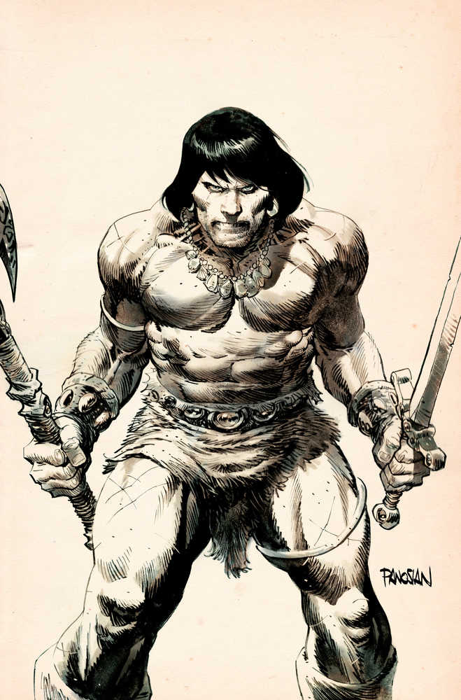 Conan Barbarian #1 Cover K 25 Copy Variant Edition Panosian Virgin Black & White (M
