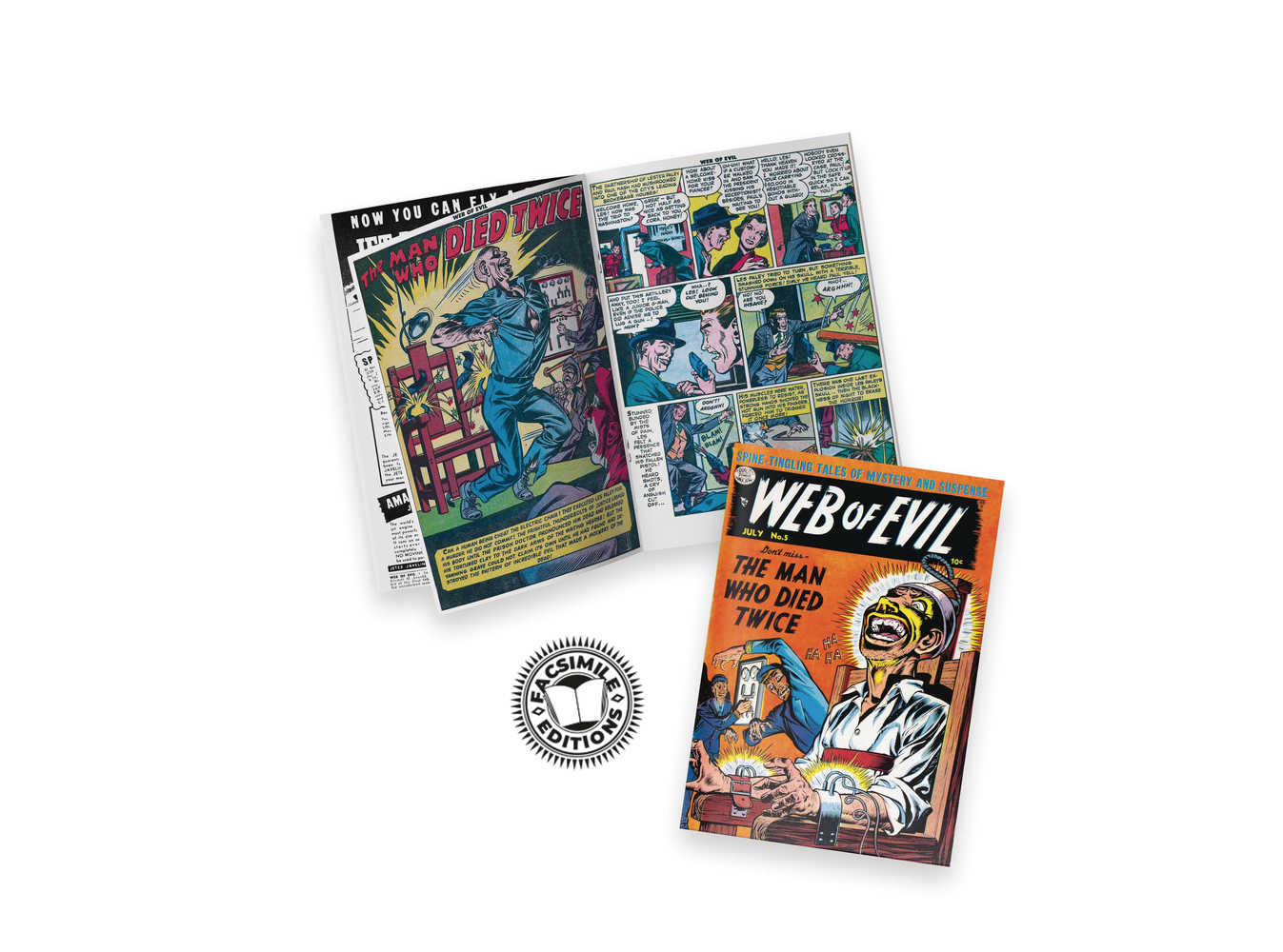 Ps Artbooks Web Of Evil Comic Facsmile #5 July 1953