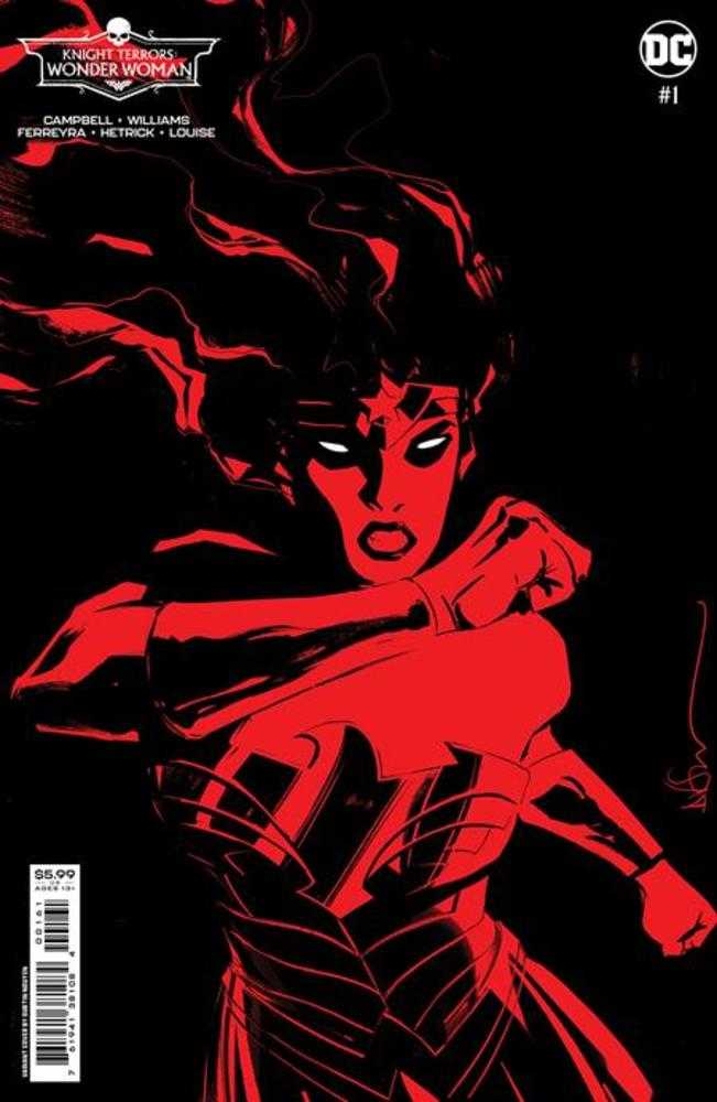 Knight Terrors Wonder Woman #1 (Of 2) Cover D Dustin Nguyen Midnight Card Stock Variant