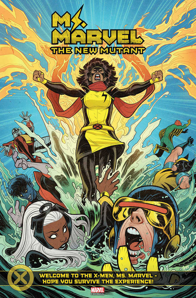 Ms Marvel New Mutant #1 Elizabeth Torque Team Homage Variant