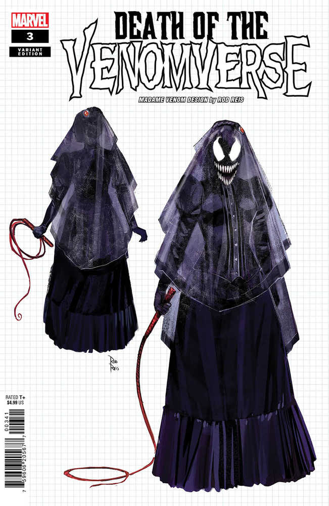 Death Of Venomverse #3 (Of 5) Rod Reis Design Variant