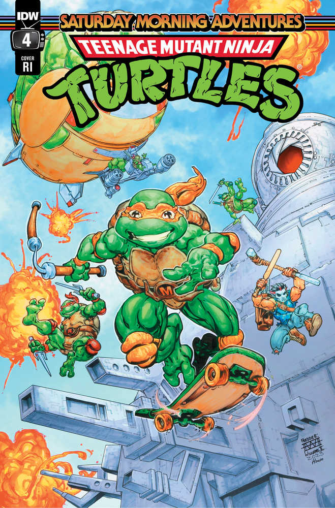 Teenage Mutant Ninja Turtles Saturday Morning Adventure 2023 #4 Cover D 10 Williams