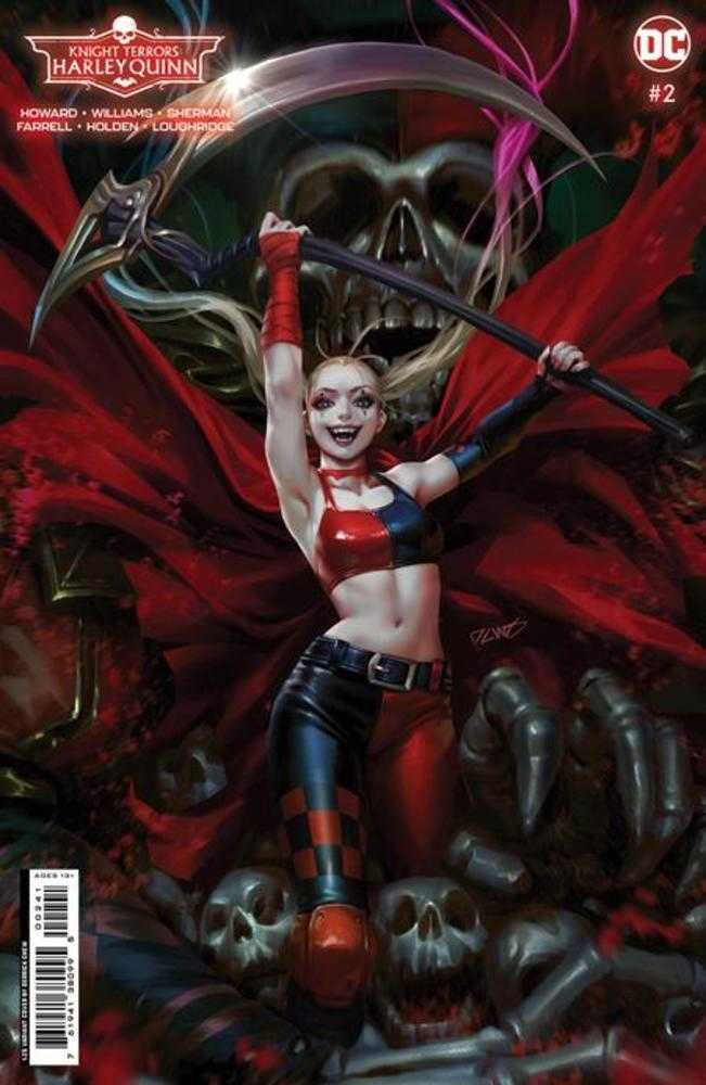 Knight Terrors Harley Quinn #2 (Of 2) Cover D 1 in 25 Derrick Chew Card Stock Variant