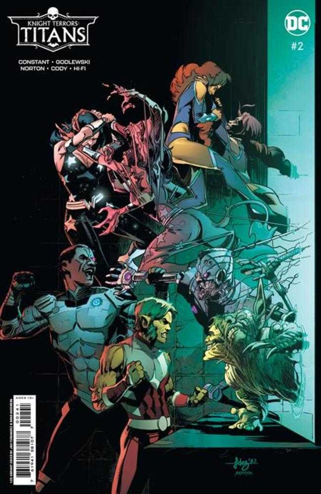 Knight Terrors Titans #2 (Of 2) Cover D 1 in 25 Javi Fernandez Card Stock Variant