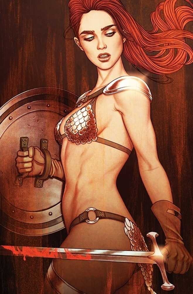 Red Sonja 2023 #1 Cover Zu 25 Copy Foc Variant Edition Frison Virgin Foil