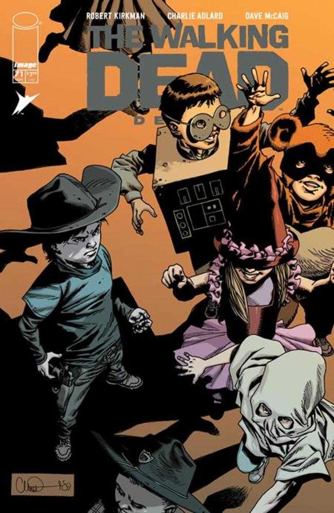 Walking Dead Deluxe  #71 Cover B Charlie Adlard & Dave Mccaig Variant