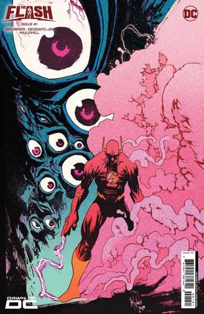 Flash #1 Cover H 1 in 50 James Harren Card Stock Variant