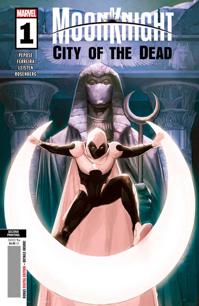 Moon Knight City Of The Dead #1 (Of 5) 2nd Print Rod Reis Variant