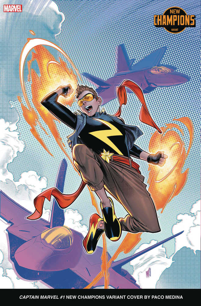 Captain Marvel #1 Paco Medina New Champions Variant