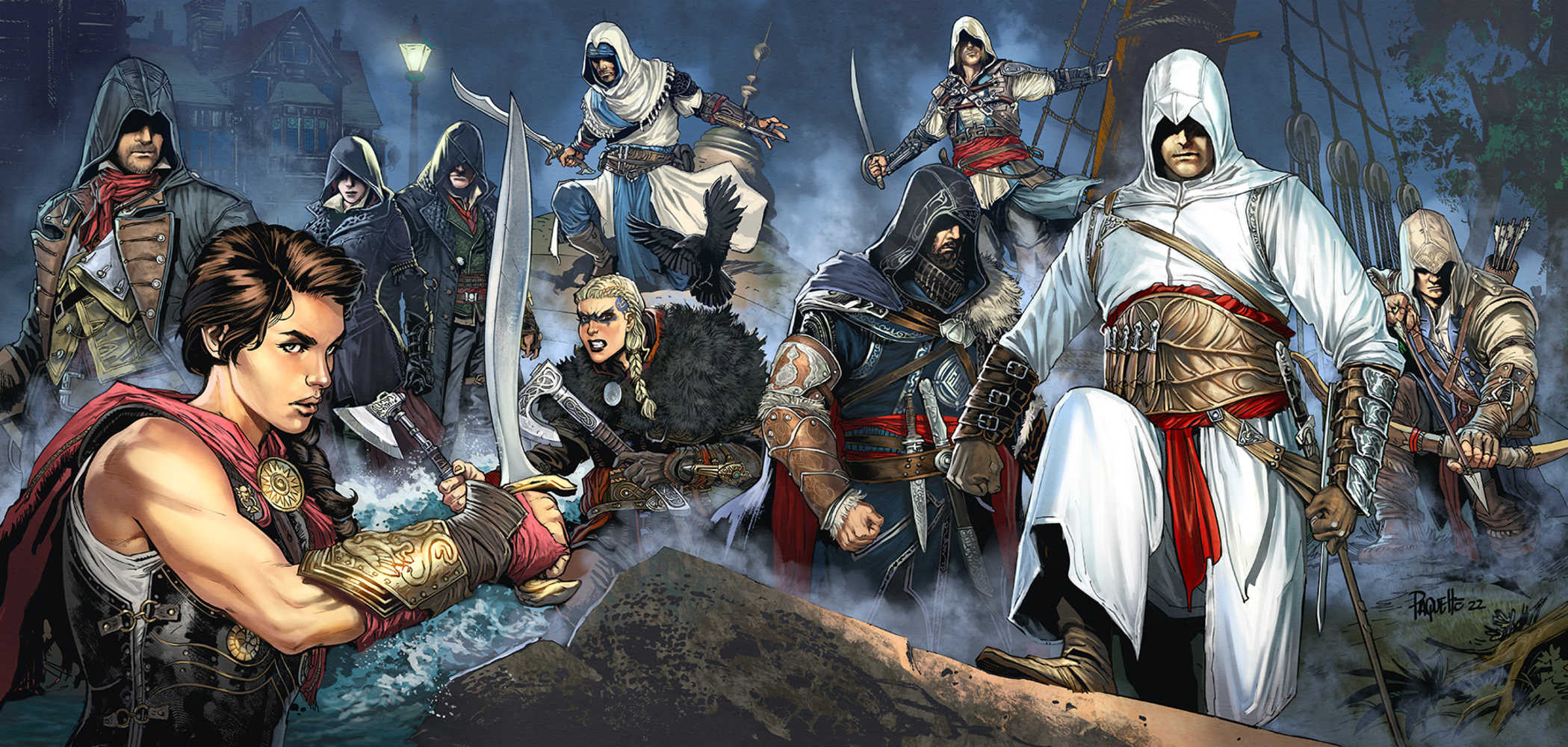 Assassins Creed Visionaries #1 (Of 4) Cover J Gatefold Variant (Mr