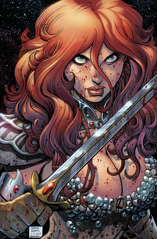 Savage Red Sonja #1 Cover K Adams Limited Virgin