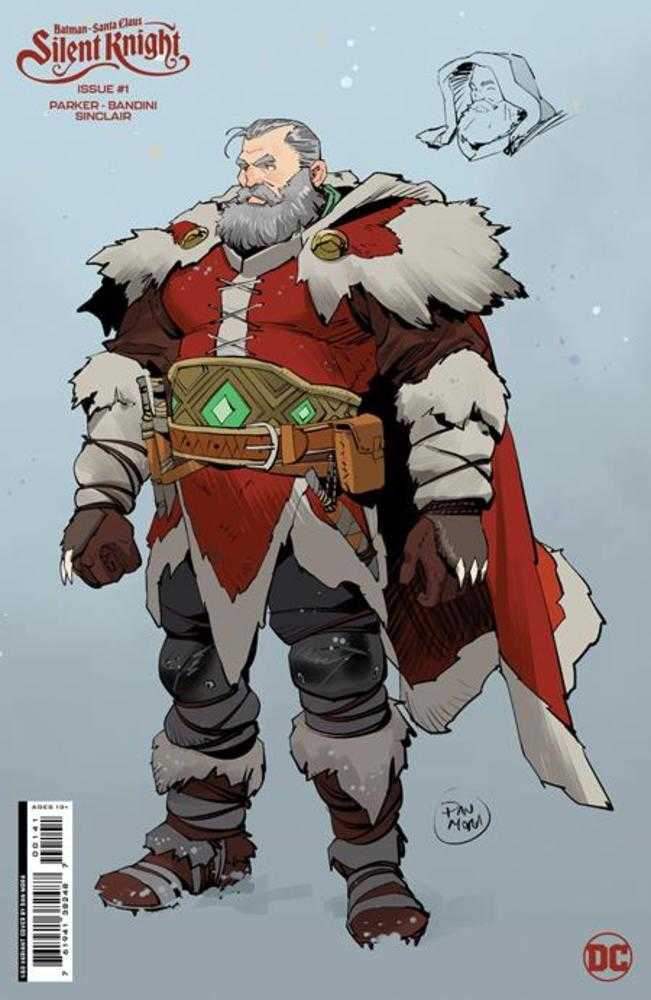 Batman Santa Claus Silent Knight #1 (Of 4) Cover F 1 in 50 Dan Mora Card Stock Variant