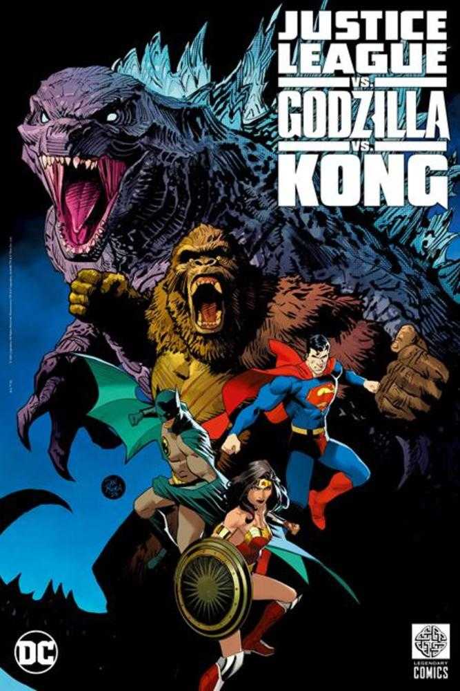 Justice League vs Godzilla vs Kong  Led Acetate Poster Insert