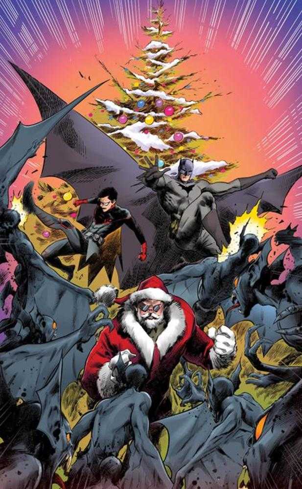 Batman Santa Claus Silent Knight #4 (Of 4) Cover C 1 in 25 Trevor Hairsine Card Stock Variant