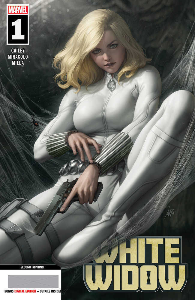White Widow 1 Artgerm 2nd Print Variant