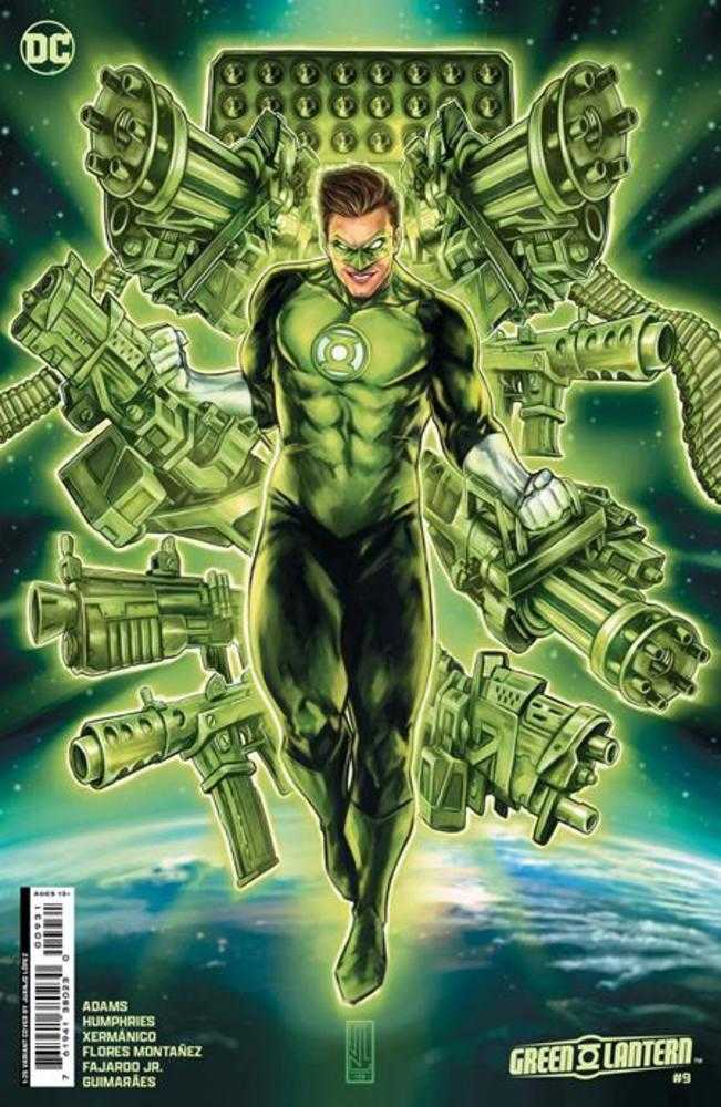 Green Lantern #9 Cover D 1 in 25 Juanjo Lopez Card Stock Variant
