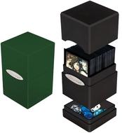 Satin Tower Deck Box: Green