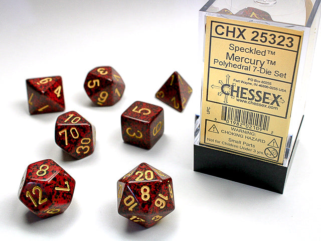Speckled® Polyhedral Mercury™ 7-Die Set