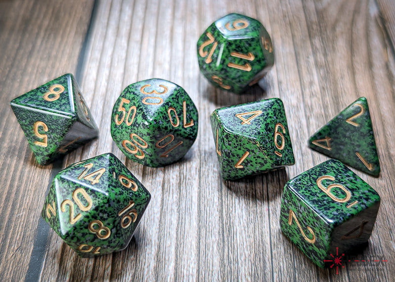 Speckled® Polyhedral Golden Recon™ 7-Die Set