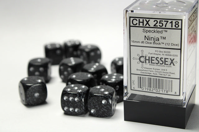 Speckled® 16mm d6 Ninja™ Dice Block™ (12 dice)