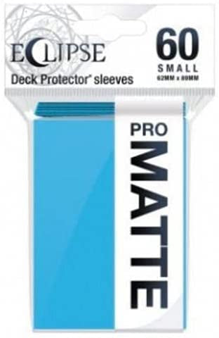 Eclipse Matte Small Sleeves 60 Pack-Sky Blue