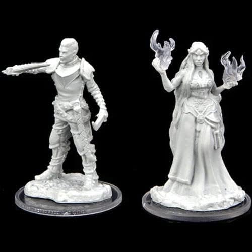 Critical Role Unpainted Minis: TURST SWORDSMAN & LYRENGORN
