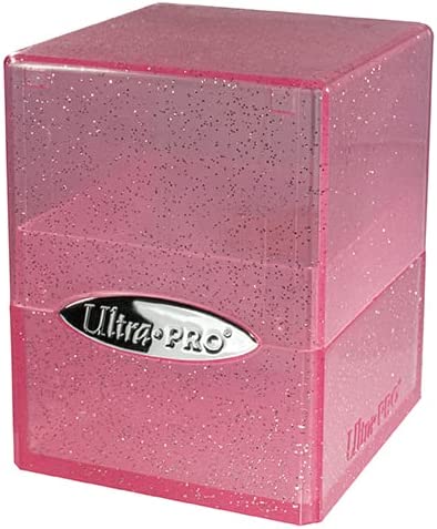 Ultra Pro - Satin Cube 100+ Card Deck Box (Glitter Pink)