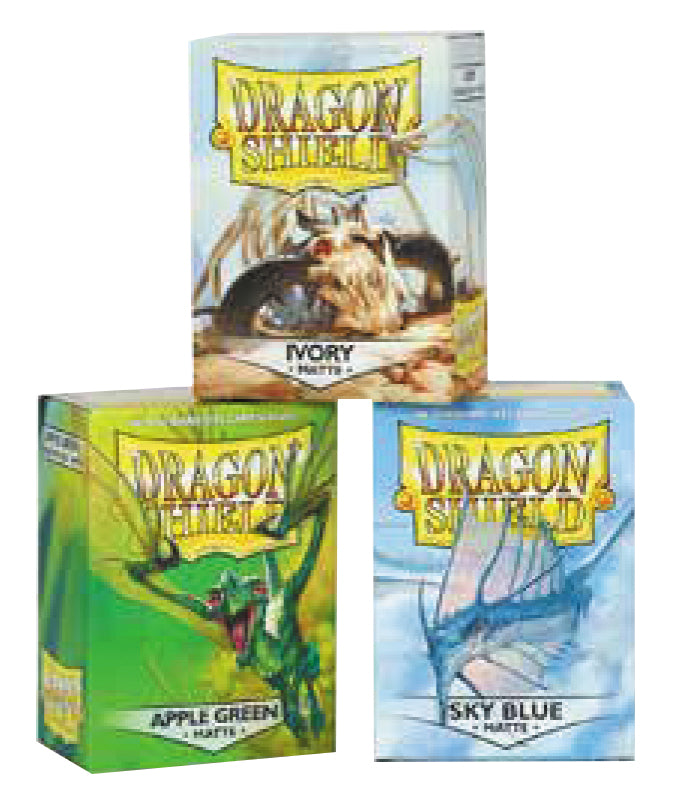 Dragon Shields: (100) Matte Sky Blue