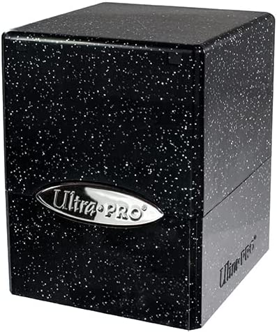 Ultra Pro - Satin Cube 100+ Card Deck Box (Glitter Black)