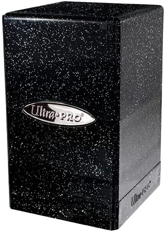 Ultra Pro - Satin Tower 100+ Card Deck Box (Glitter Black