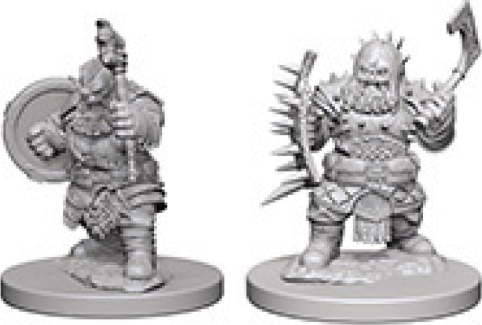Pathfinder Deep Cuts Unpainted Miniatures: W04 Dwarf Male Barbarian