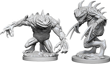 Dungeons & Dragons Nolzur`s Marvelous Unpainted Miniatures: W05 Gray Slaad & Death Slaad