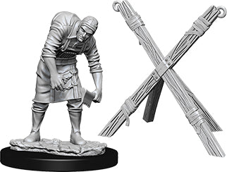 WizKids Deep Cuts Unpainted Miniatures: W06 Assistant & Torture Cross