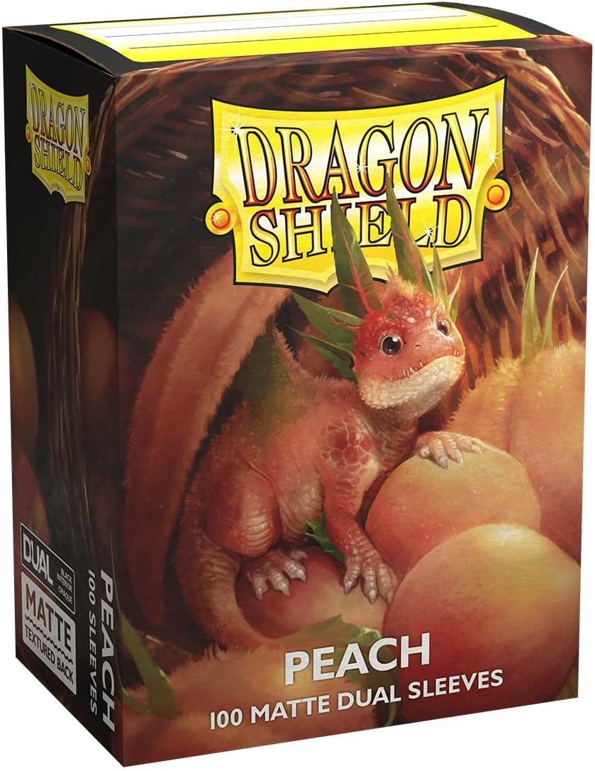 Dragon Shields: (100) Dual Matte Peach