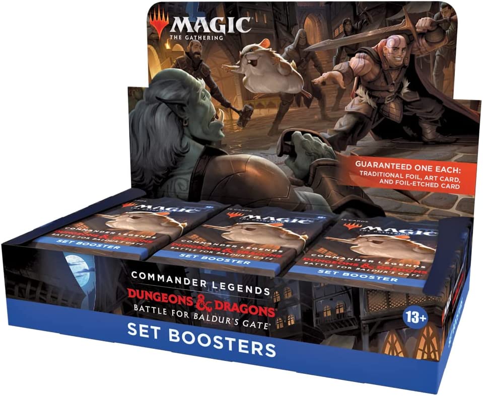Magic the Gathering CCG: Commander Legends - Battle for Baldur`s Gate Set Booster Display (18)