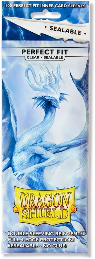 Dragon Shields Perfect Fit Sealable: (100) Clear