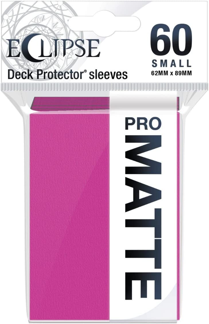 Ultra Pro - Eclipse Matte Small Sleeves 60 Count (Hot Pink)