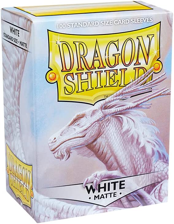 Dragon Shields: (100) Matte White