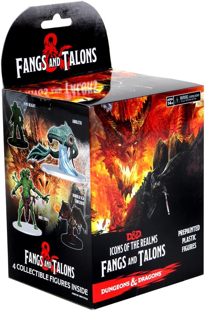 WizKids D&D Icons of The Realms Miniatures: Fangs and Talons Individual Booster