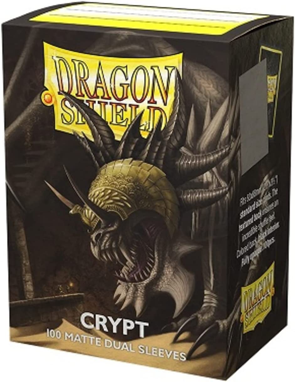 Arcane Tinmen Dragon Shields: (100) Dual Matte Crypt