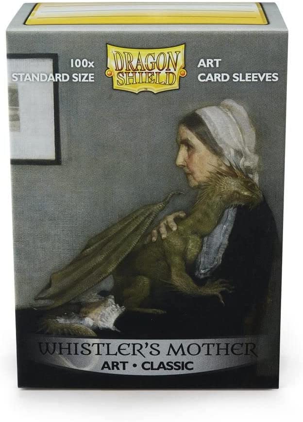 Dragon Shield Standard Size Sleeves – Limited Edition Brushed Art: 'Whistler's Mother'