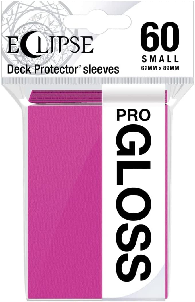 Ultra Pro - Eclipse Gloss Small Sleeves 60 Count (Hot Pink)