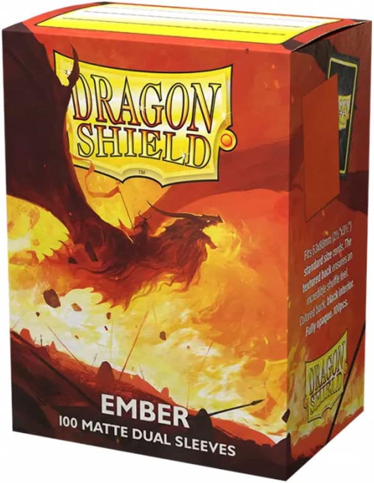Dragon Shields: (100) Dual Matte Ember