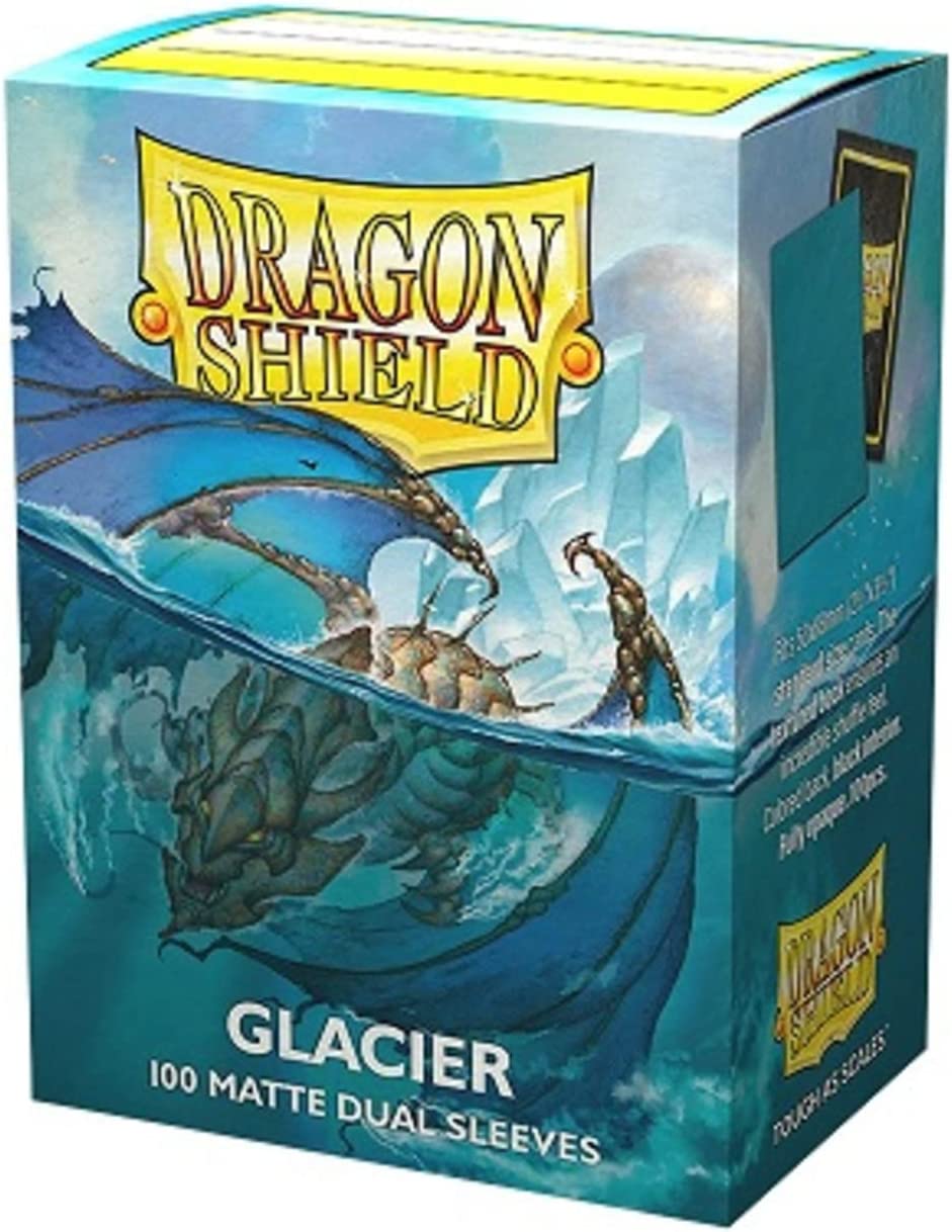 Dragon Shields: (100) Dual Matte Glacier