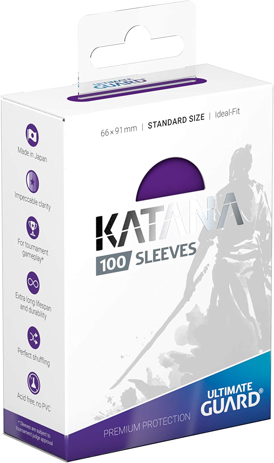 Ultimate Guard Katana Sleeves Standard Size Purple (100)