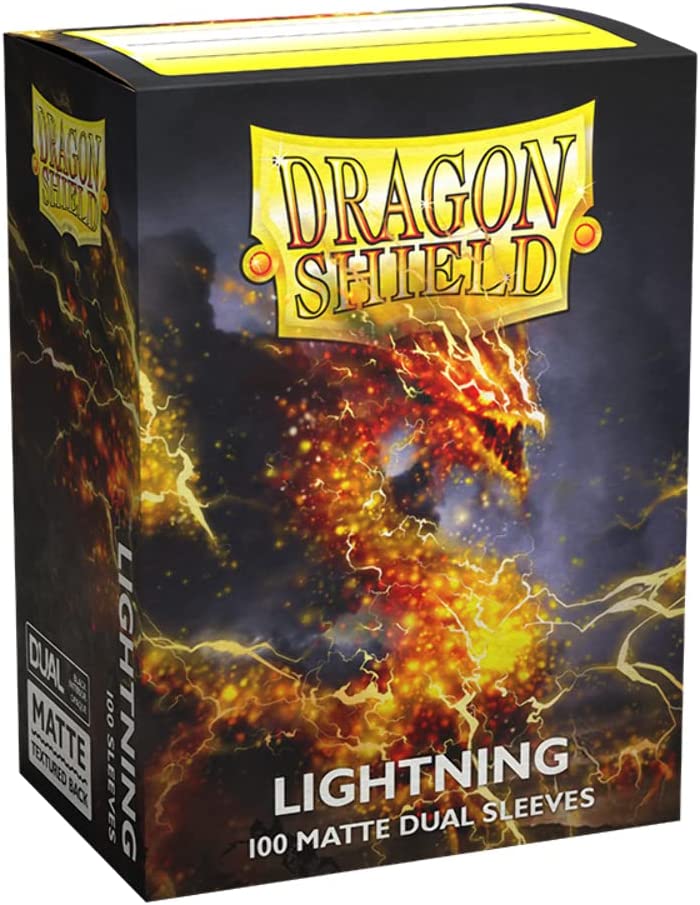 Dragon Shields: (100) Dual Matte Lightning