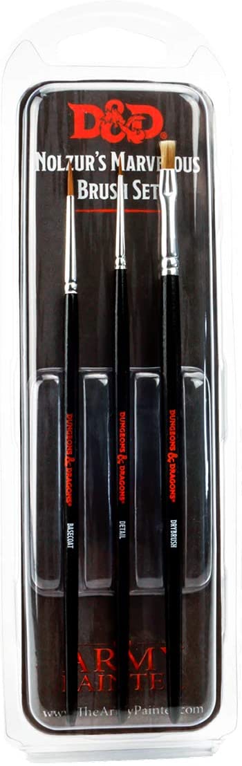 Dungeons and Dragons Miniatures-Nolzurs Marvelous Small Paint Brush Set