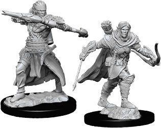 Pathfinder Deep Cuts Unpainted Miniatures: W07 Male Half-Elf Ranger