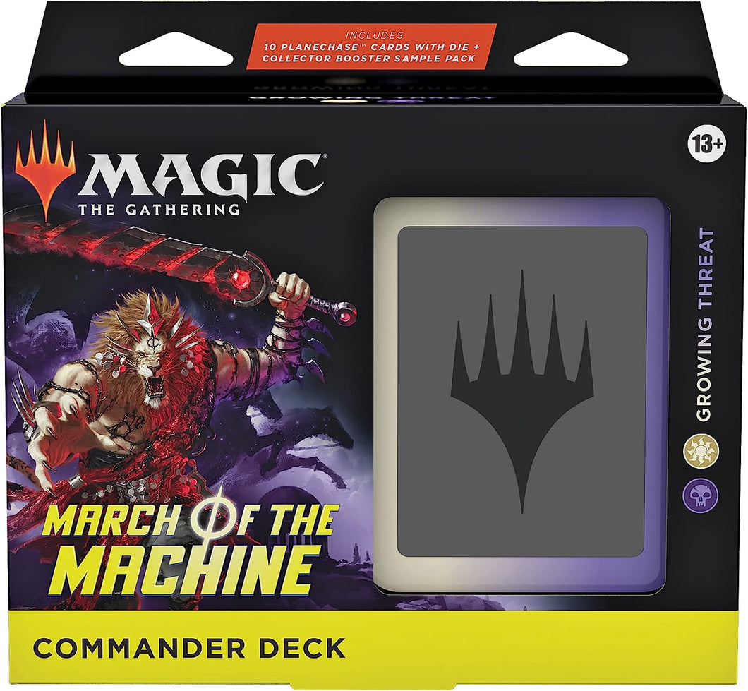 Magic the Gathering March of the Machine Commander Deck Growing Threat