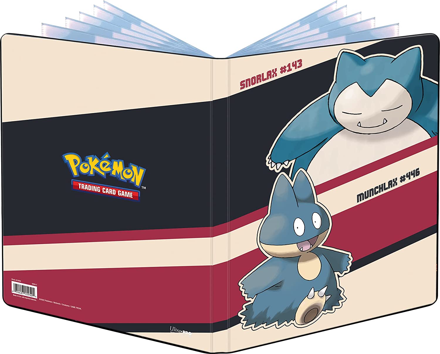 Ultra PRO - Pokémon Snorlax & Munchlax (9-Pocket Portfolio)